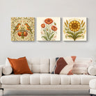 3 Piece Gallery-Wrapped Canvas Wall Art Set Nature & Wildlife Collection Premium UV Printed Decor Ready to Hang