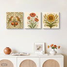 3 Piece Gallery-Wrapped Canvas Wall Art Set Nature & Wildlife Collection Premium UV Printed Decor Ready to Hang
