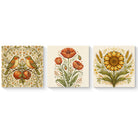 3 Piece Gallery-Wrapped Canvas Wall Art Set Nature & Wildlife Collection Premium UV Printed Decor Ready to Hang