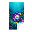 Vibrant Cartoon Sea Life Beach Towel Quick Dry Microfiber Summer Vacation Gift