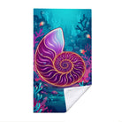 Vibrant Cartoon Sea Life Beach Towel Quick Dry Microfiber Summer Vacation Gift