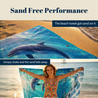 Realistic Ocean Beach Towel Deep Sea Life Quick Dry Microfiber Summer Gift