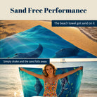 Realistic Ocean Beach Towel Deep Sea Life Quick Dry Microfiber Summer Gift