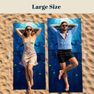 Realistic Ocean Beach Towel Deep Sea Life Quick Dry Microfiber Summer Gift