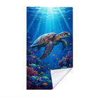Realistic Ocean Beach Towel Deep Sea Life Quick Dry Microfiber Summer Gift