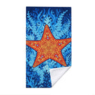 Boho Swirl Ocean Life Beach Towel Quick Dry Microfiber Summer Vacation Gift