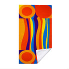 Abstract Psychedelic Beach Towel Quick Dry Microfiber Summer Vacation Gift
