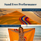 Abstract Psychedelic Beach Towel Quick Dry Microfiber Summer Vacation Gift