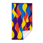 Abstract Psychedelic Beach Towel Quick Dry Microfiber Summer Vacation Gift