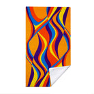 Abstract Psychedelic Beach Towel Quick Dry Microfiber Summer Vacation Gift