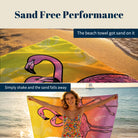 Mandala Animal Beach Towel Boho Watercolor Quick Dry Summer Vacation Gift
