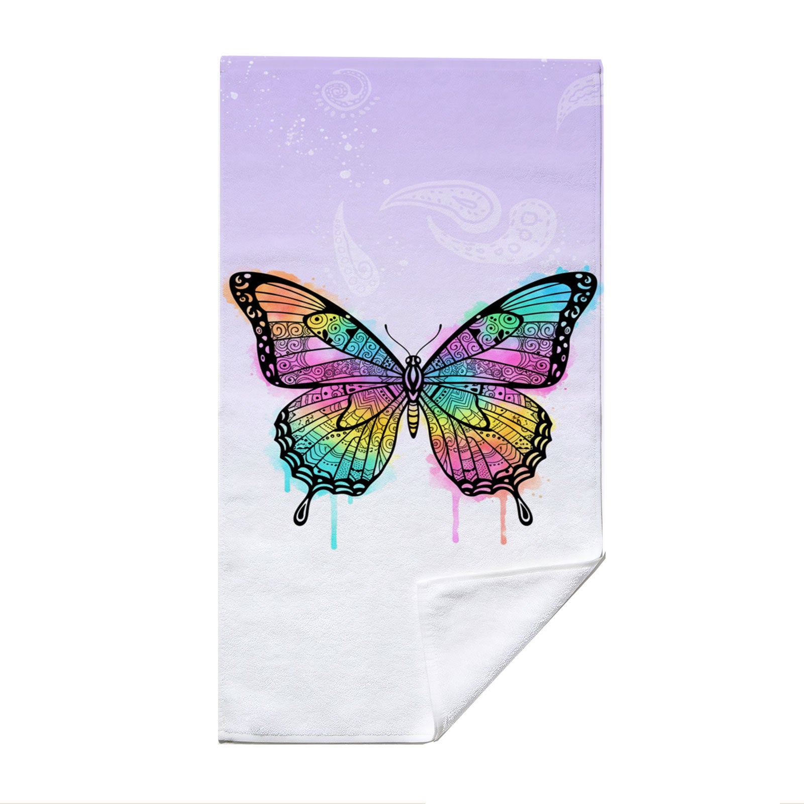 Mandala Animal Beach Towel Boho Watercolor Quick Dry Summer Vacation Gift