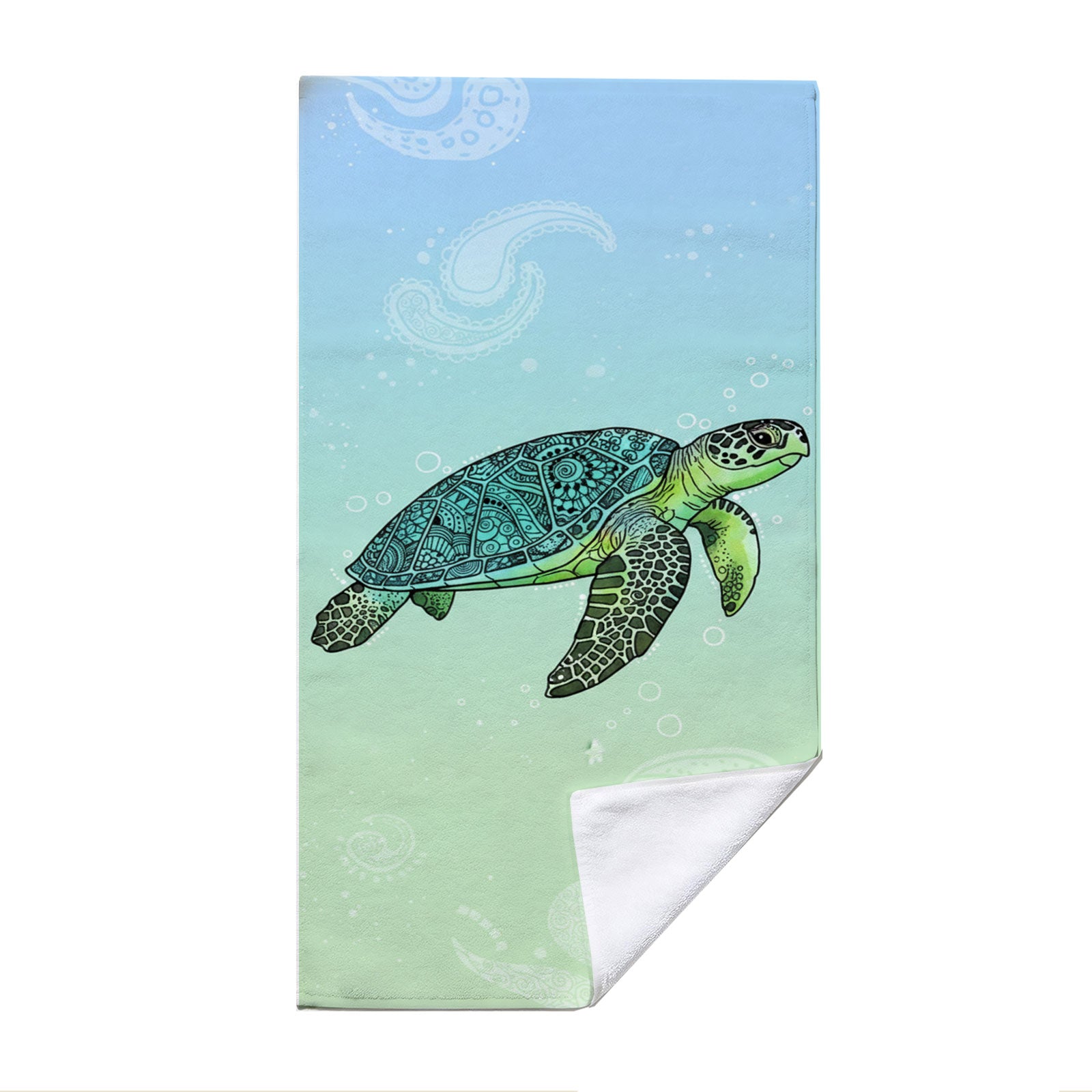 Mandala Animal Beach Towel Boho Watercolor Quick Dry Summer Vacation Gift