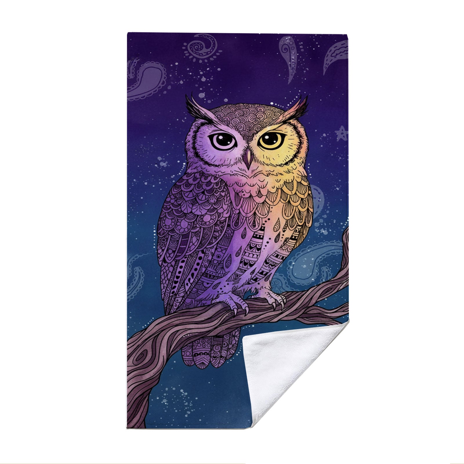 Mandala Animal Beach Towel Boho Watercolor Quick Dry Summer Vacation Gift