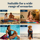 Tropical Pop Art Scenery Beach Towel Quick Dry Microfiber Summer Vacation Gift