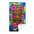 Tropical Pop Art Scenery Beach Towel Quick Dry Microfiber Summer Vacation Gift