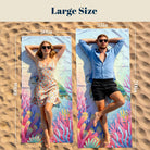 Cute Watercolor Beach Towel Tropical Fairy Tale Quick Dry Summer Gift