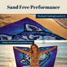 Colorful Pop Art Dog Beach Towel Quick Dry Microfiber Summer Pet Lover Gift