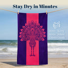 Boho Mandala Beach Towel Quick Dry Microfiber Summer Vacation Gift