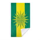 Tropical Geometric Beach Towel Quick Dry Microfiber Summer Vacation Gift