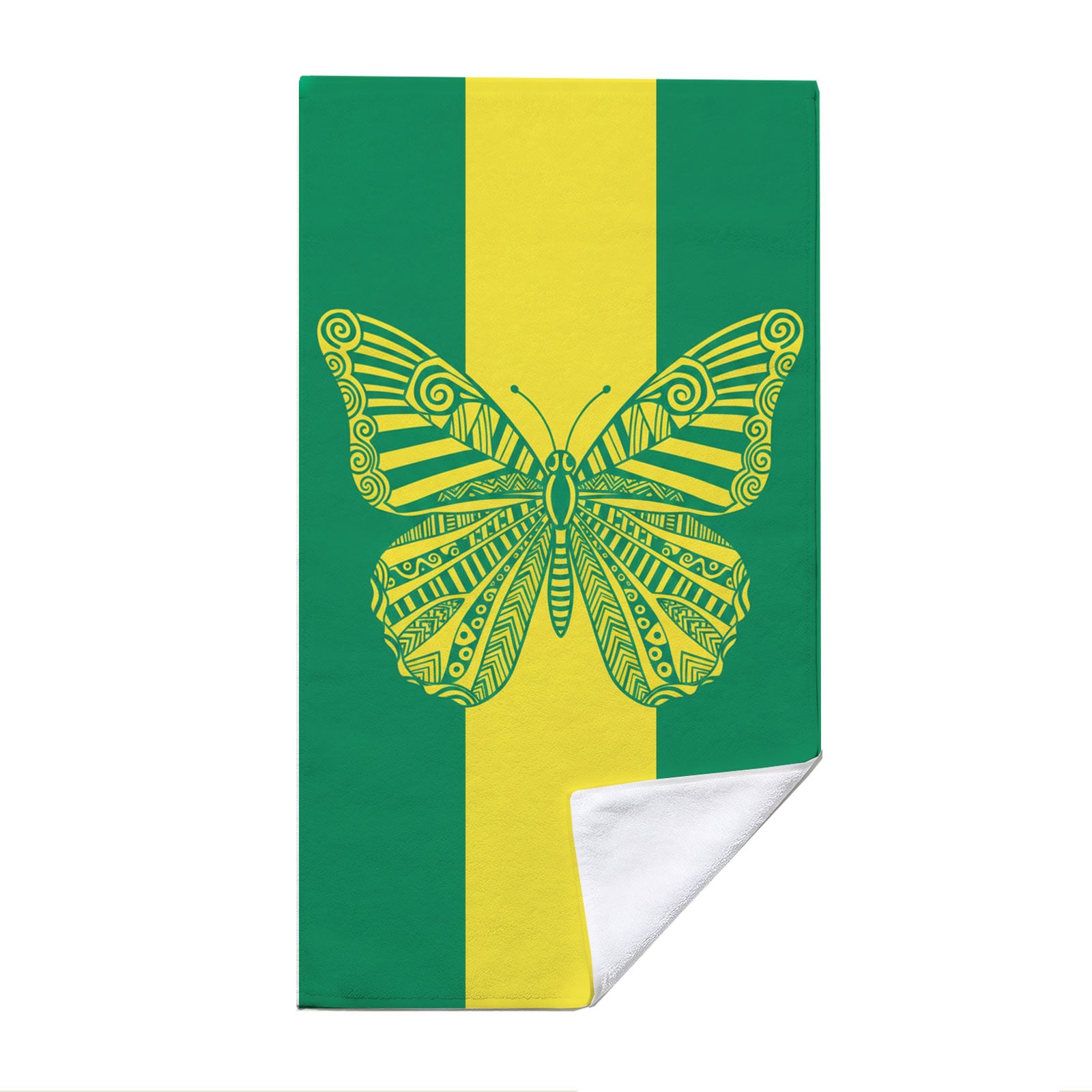 Tropical Geometric Beach Towel Quick Dry Microfiber Summer Vacation Gift