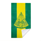 Tropical Geometric Beach Towel Quick Dry Microfiber Summer Vacation Gift