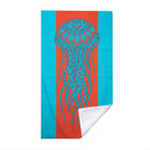 Marine Mandala Beach Towel Quick Dry Microfiber Summer Vacation Gift