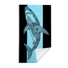 Monochrome Marine Mandala Beach Towel Quick Dry Microfiber Summer Vacation Gift