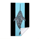 Monochrome Marine Mandala Beach Towel Quick Dry Microfiber Summer Vacation Gift