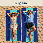 Mandala Ocean Beach Towel Quick Dry Microfiber Summer Vacation Gift