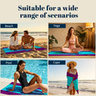 Boho Marine Mandala Beach Towel Quick Dry Microfiber Summer Vacation Gift