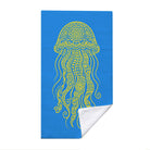 Blue Mandala Ocean Beach Towel Quick Dry Microfiber Summer Vacation Gift