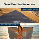 Vintage Nautical Beach Towel Etched Art Quick Dry Microfiber Summer Gift