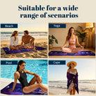 Mystical Cosmic Animal Beach Towel Quick Dry Spiritual Gift