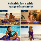 Mystical Cosmic Animal Beach Towel Quick Dry Spiritual Gift