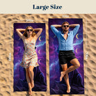 Mystical Cosmic Animal Beach Towel Quick Dry Spiritual Gift