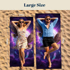 Mystical Cosmic Animal Beach Towel Quick Dry Spiritual Gift