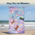 Dreamy Magic Beach Towel Fairy Tale Soft Quick Dry Summer Vacation Gift