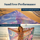 Dreamy Magic Beach Towel Fairy Tale Soft Quick Dry Summer Vacation Gift