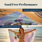 Dreamy Magic Beach Towel Fairy Tale Soft Quick Dry Summer Vacation Gift