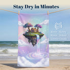 Dreamy Magic Beach Towel Fairy Tale Soft Quick Dry Summer Vacation Gift
