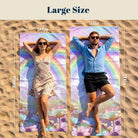 Dreamy Magic Beach Towel Fairy Tale Soft Quick Dry Summer Vacation Gift
