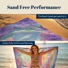 Dreamy Magic Beach Towel Fairy Tale Soft Quick Dry Summer Vacation Gift