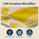 Abstract Scenery Beach Towel Modern Minimalist Microfiber Summer Gift