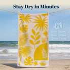 Abstract Scenery Beach Towel Modern Minimalist Microfiber Summer Gift