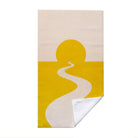 Abstract Scenery Beach Towel Modern Minimalist Microfiber Summer Gift