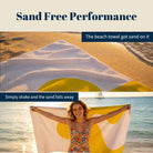 Abstract Scenery Beach Towel Modern Minimalist Microfiber Summer Gift