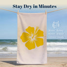 Abstract Scenery Beach Towel Modern Minimalist Microfiber Summer Gift