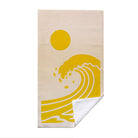 Abstract Scenery Beach Towel Modern Minimalist Microfiber Summer Gift