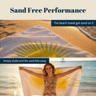 Abstract Scenery Beach Towel Modern Minimalist Microfiber Summer Gift